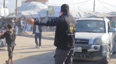 شرطة المرور برفح تنفذ خطة الانتشار في رمضان