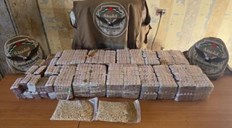 "مكافحة المخدرات" بخانيونس تضبط 34 ألف حبة مخدرة و13 فرش حشيش