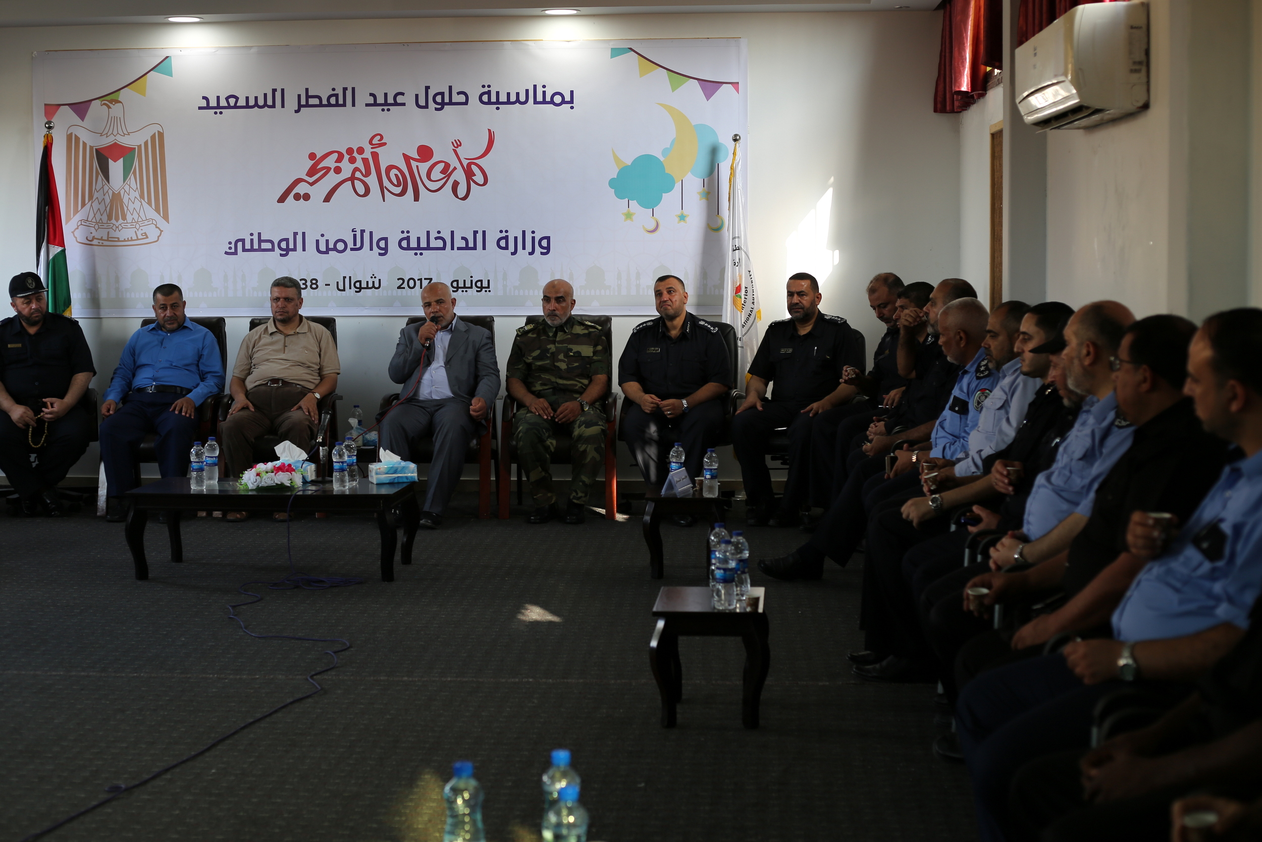 قيادة الداخلية تستقبل معايدة الأجهزة الأمنية والإدارات المركزية