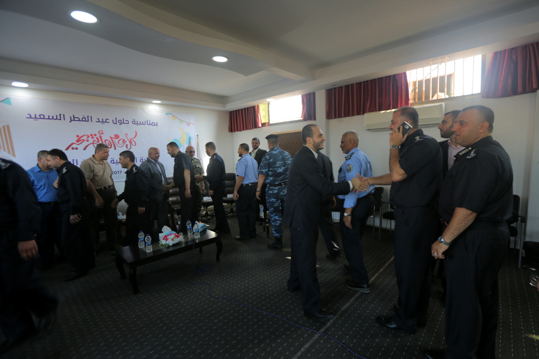 قيادة الداخلية تستقبل معايدة الأجهزة الأمنية والإدارات المركزية