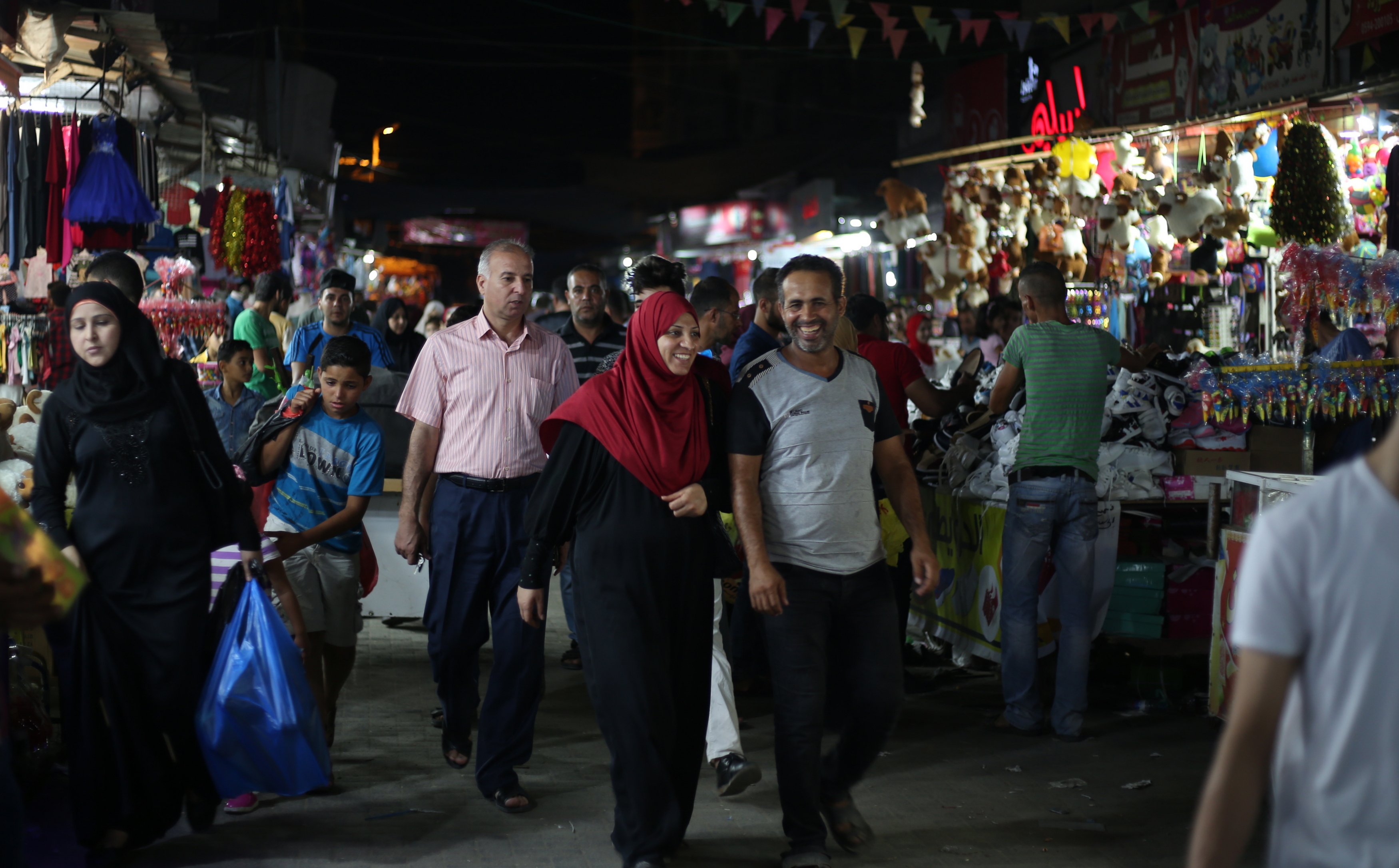  أجواء استقبال المواطنين في غزةلعيد الأضحى المبارك