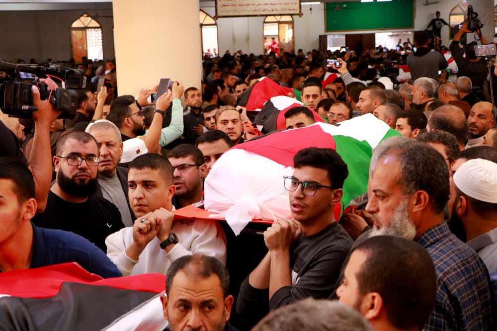 "أجهزة الداخلية" تؤمن جنازة تشييع ضحايا حريق جباليا