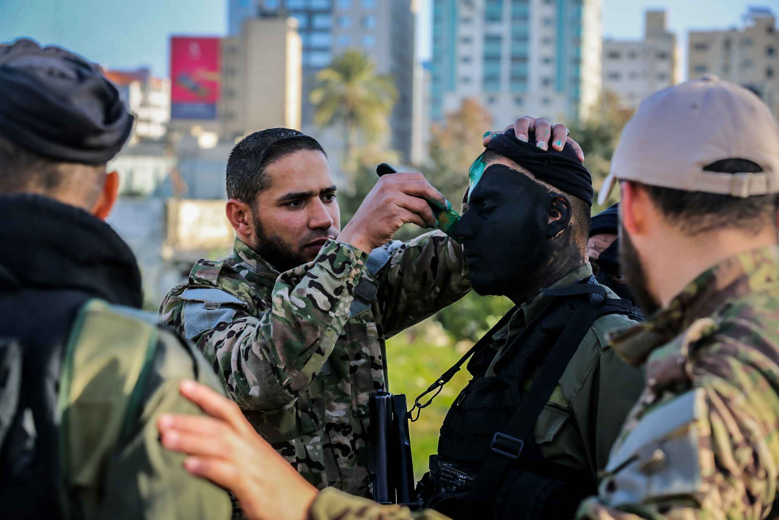 مسير عسكري لدورات قادة السرايا 5، وتأهيل الضباط 15، وصف ضباط 16 بقوات الأمن الوطني