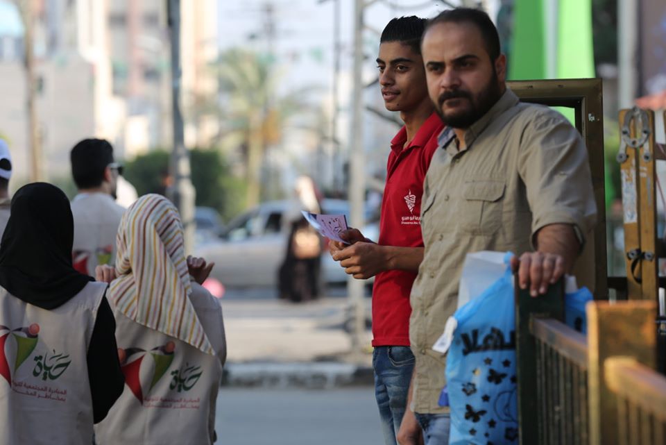 انطلاق برامج الفرق التطوعية للمبادرة المجتمعية "حياة" من مقر المجلس التشريعي