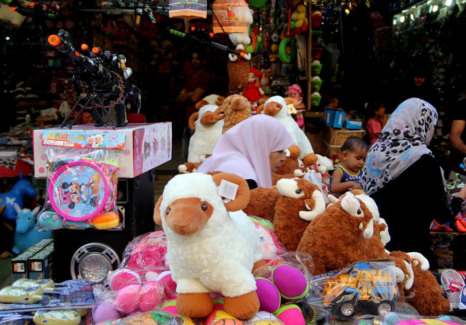  أجواء استقبال المواطنين في غزةلعيد الأضحى المبارك