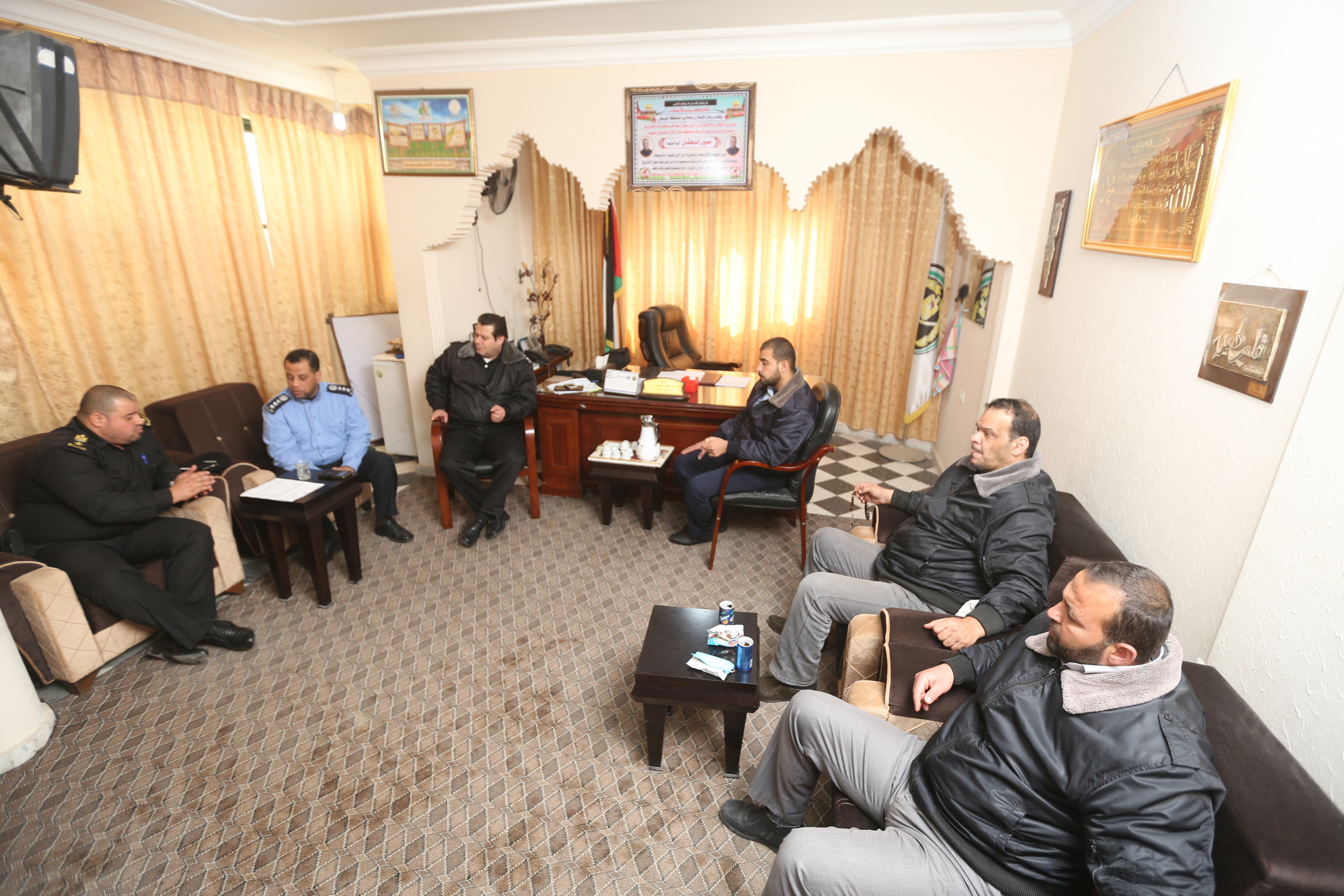 مناورة الأجهزة الأمنية ضمن خطة الضبط والسيطرة