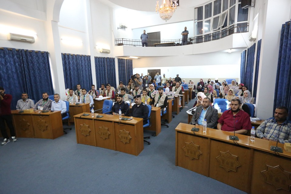 انطلاق برامج الفرق التطوعية للمبادرة المجتمعية "حياة" من مقر المجلس التشريعي