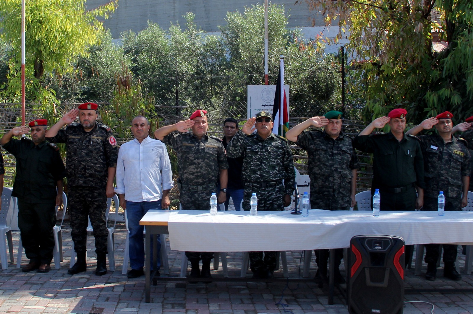 الشرطة العسكرية تُنظم طابوراً مركزياً