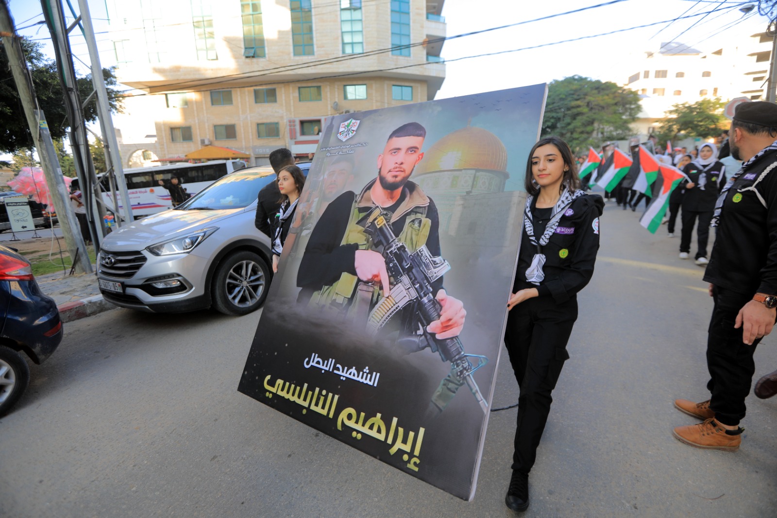 أجهزة الداخلية بغزة تؤمن "مسيرًا كشفيًا" في ذكرى رحيل الرئيس عرفات