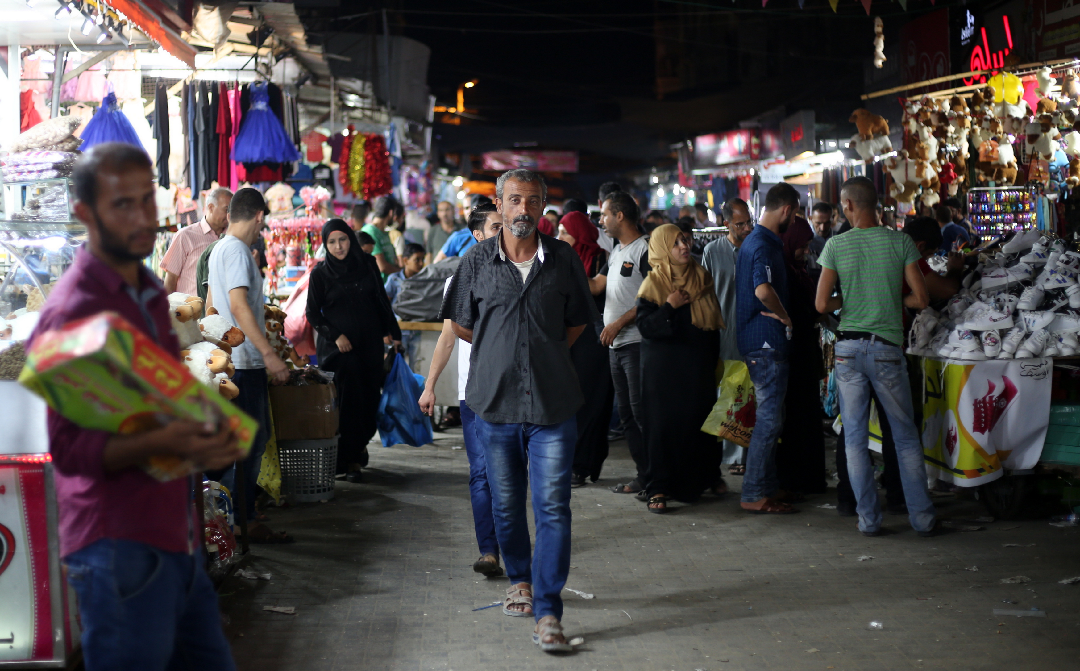  أجواء استقبال المواطنين في غزةلعيد الأضحى المبارك