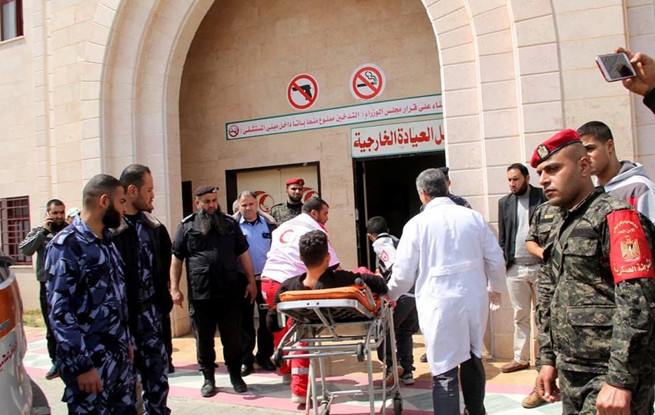 وزارة الداخلية تؤمن وتسهل حركة الجماهير في مسيرات العودة	