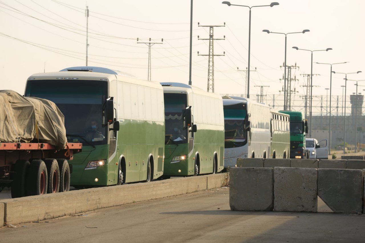 "الشرطة العسكرية" تؤمن وصول مساعدات أردنية لغزة