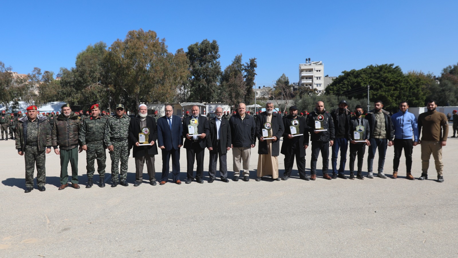 الشرطة العسكرية تنظم طابور أركان مركزي لمنتسبيها