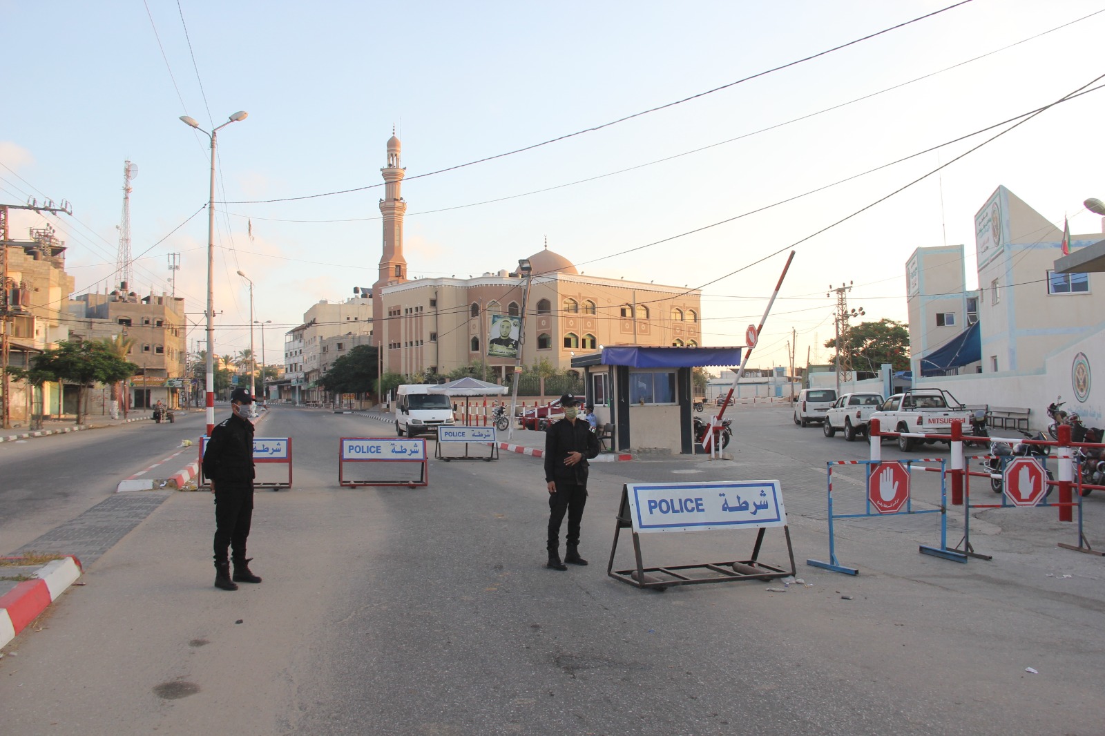 سريان قرار حظر التجوال الشامل في محافظات قطاع غزة 