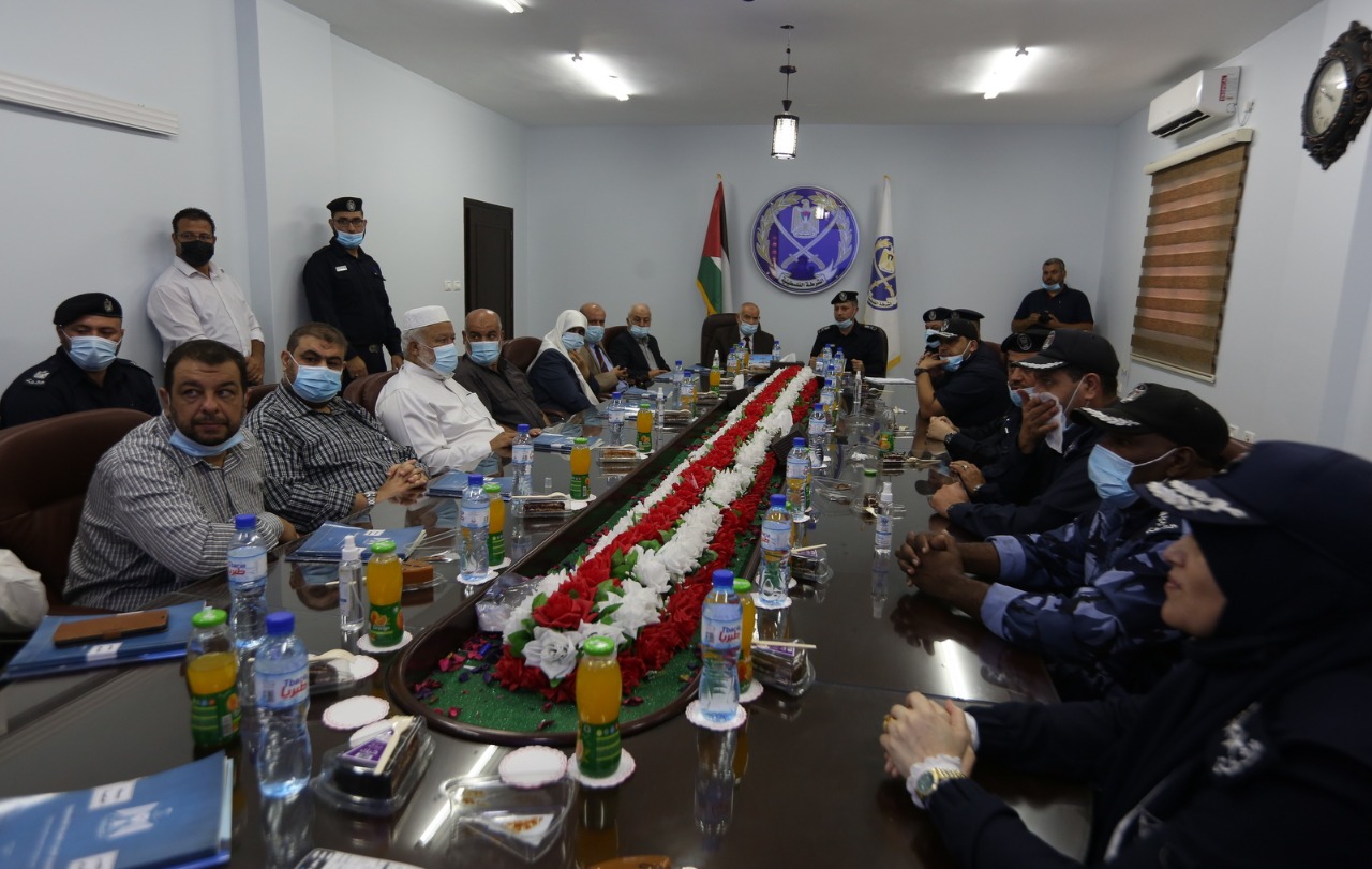 زيارة رئاسة المجلس التشريعي لمقر المديرية العامة للشرطة