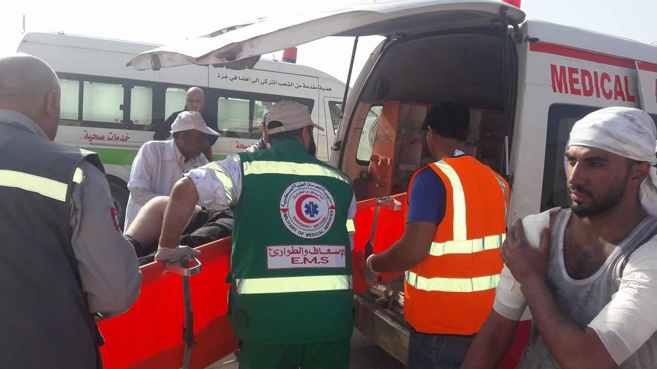 عمل الأجهزة الأمنية في الجمعة الثانية من فعاليات "مسيرات العودة"