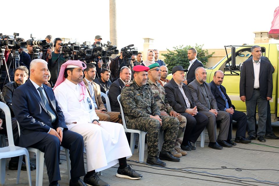 الداخلية تتسلّم مركبات ومعدات للدفاع المدني من دولة قطر