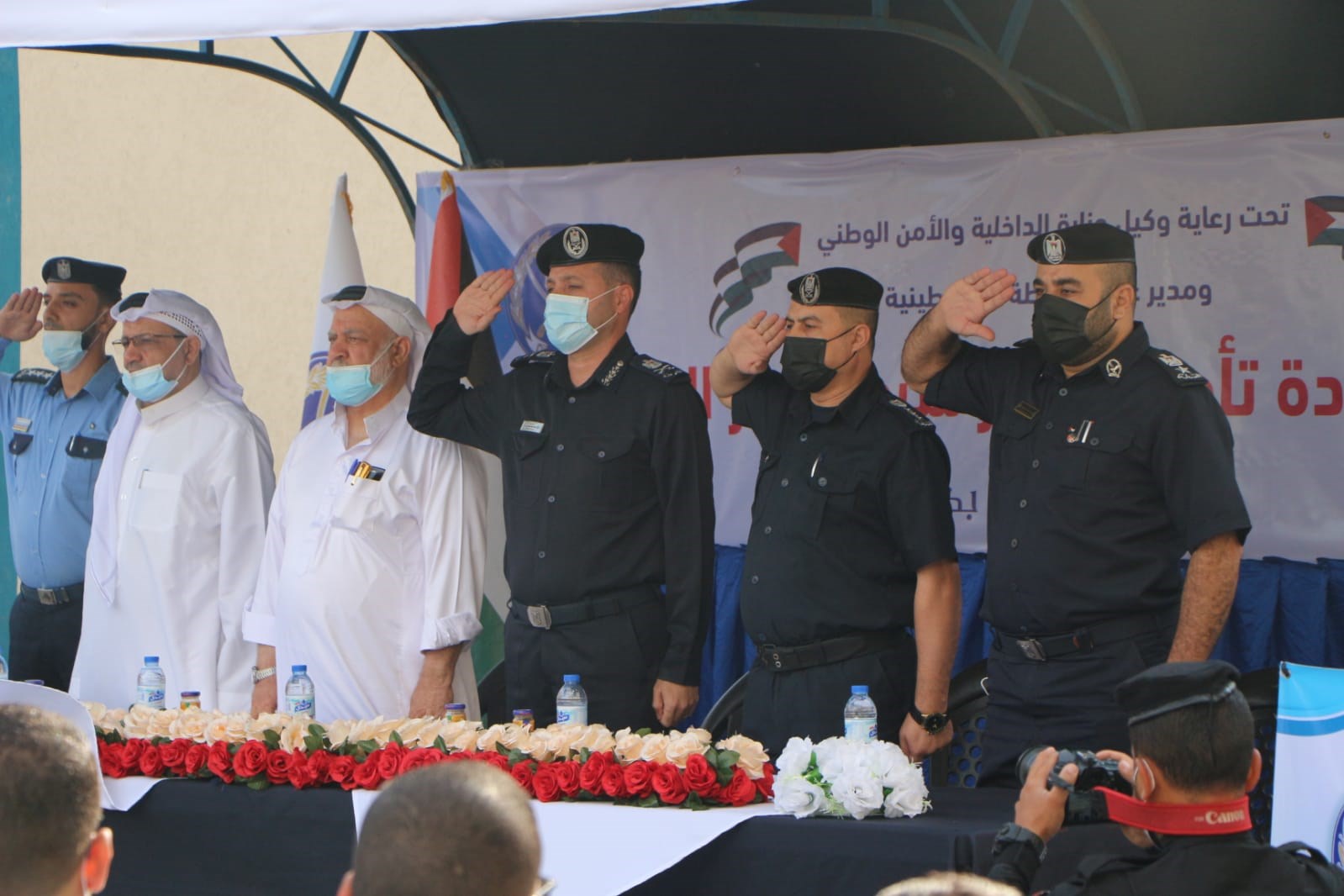 قيادة الشرطة تفتتح مركز "دير البلح" بعد إعادة ترميمه