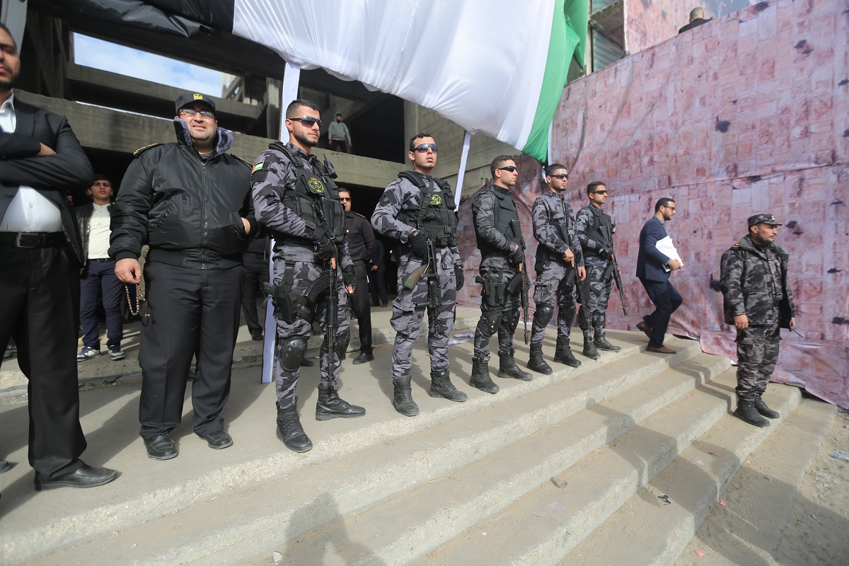 الداخلية تؤمن مهرجان انطلاقة حركة حماس