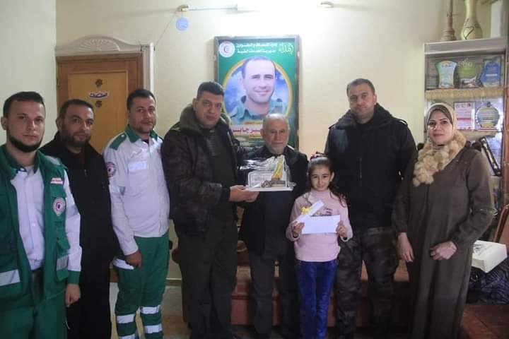 الداخلية تزور عوائل شهدائها بذكرى عدوان 2008