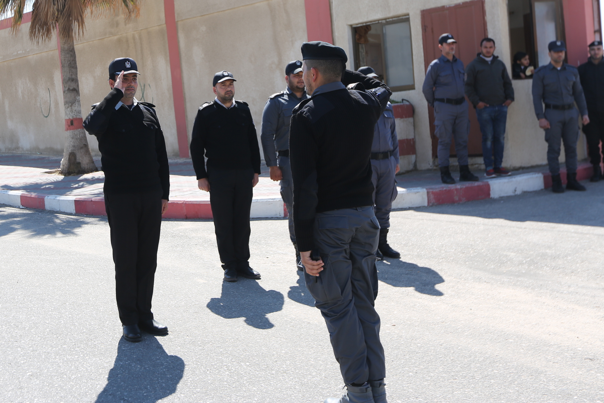 مسير عسكري لسرية الخاصة والمستجدين بمديرية التدريب