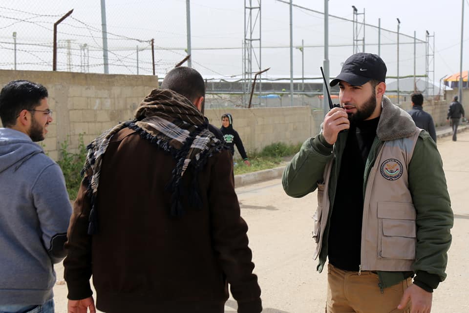 أجهزة الداخلية تُساند جماهير شعبنا المشاركة في مليونية الأرض والعودة