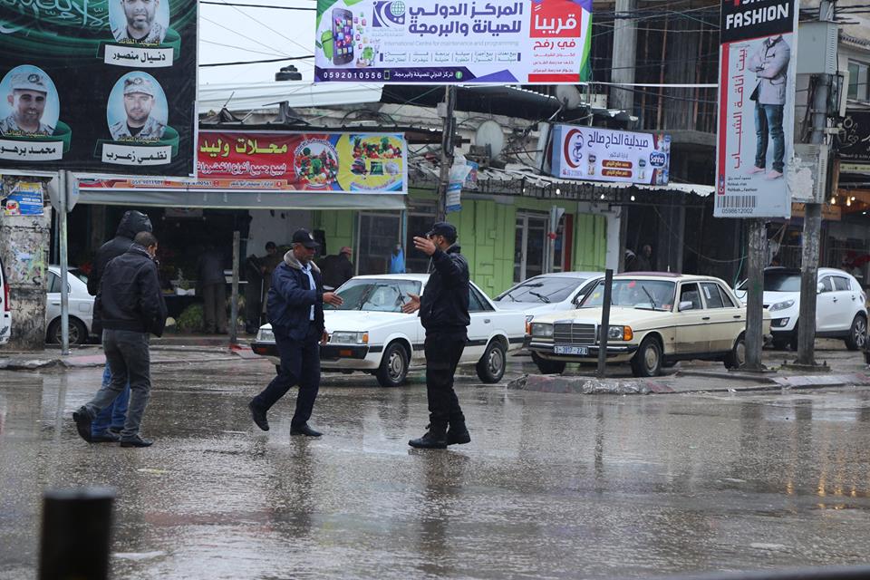 عمل أجهزة الداخلية المختصة خلال المنخفض 