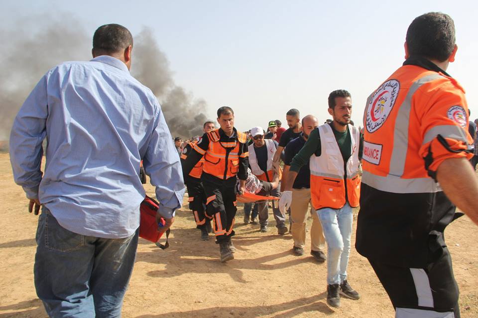 عمل الأجهزة الأمنية في الجمعة الثانية من فعاليات "مسيرات العودة"