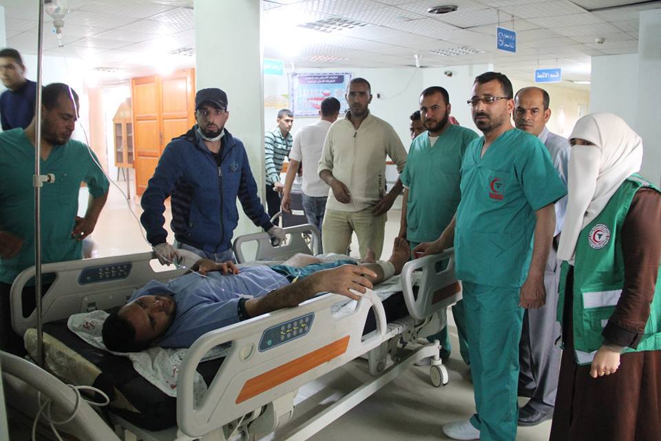 عمل الأجهزة الأمنية في الجمعة الثانية من فعاليات "مسيرات العودة"