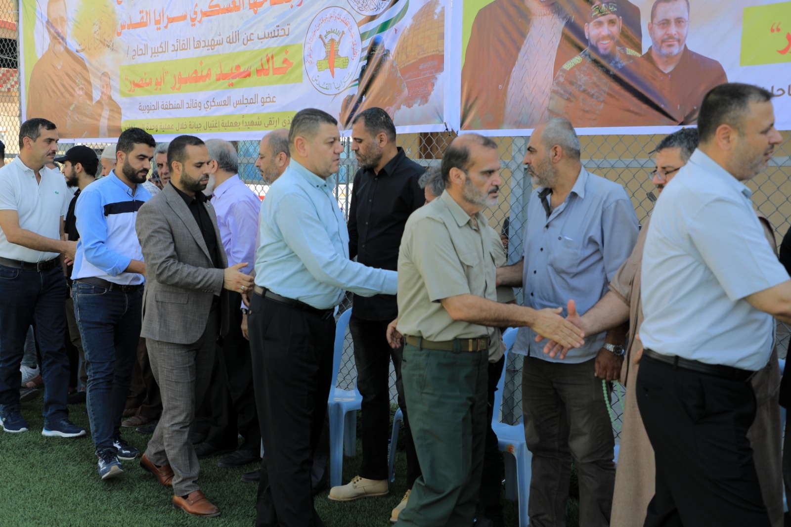 قيادة "الداخلية" تعزي ذوي شهداء العدوان الإسرائيلي