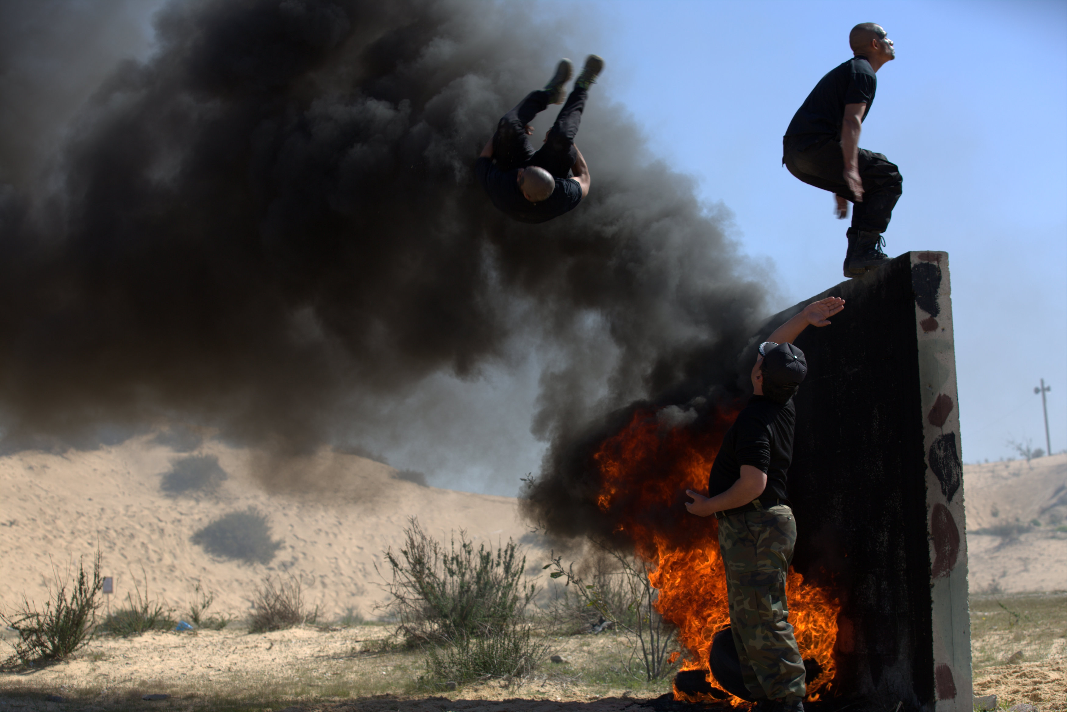 تدريبات ميـدانية لدورة المستجدين "الخاصة بوظائف الأفراد"