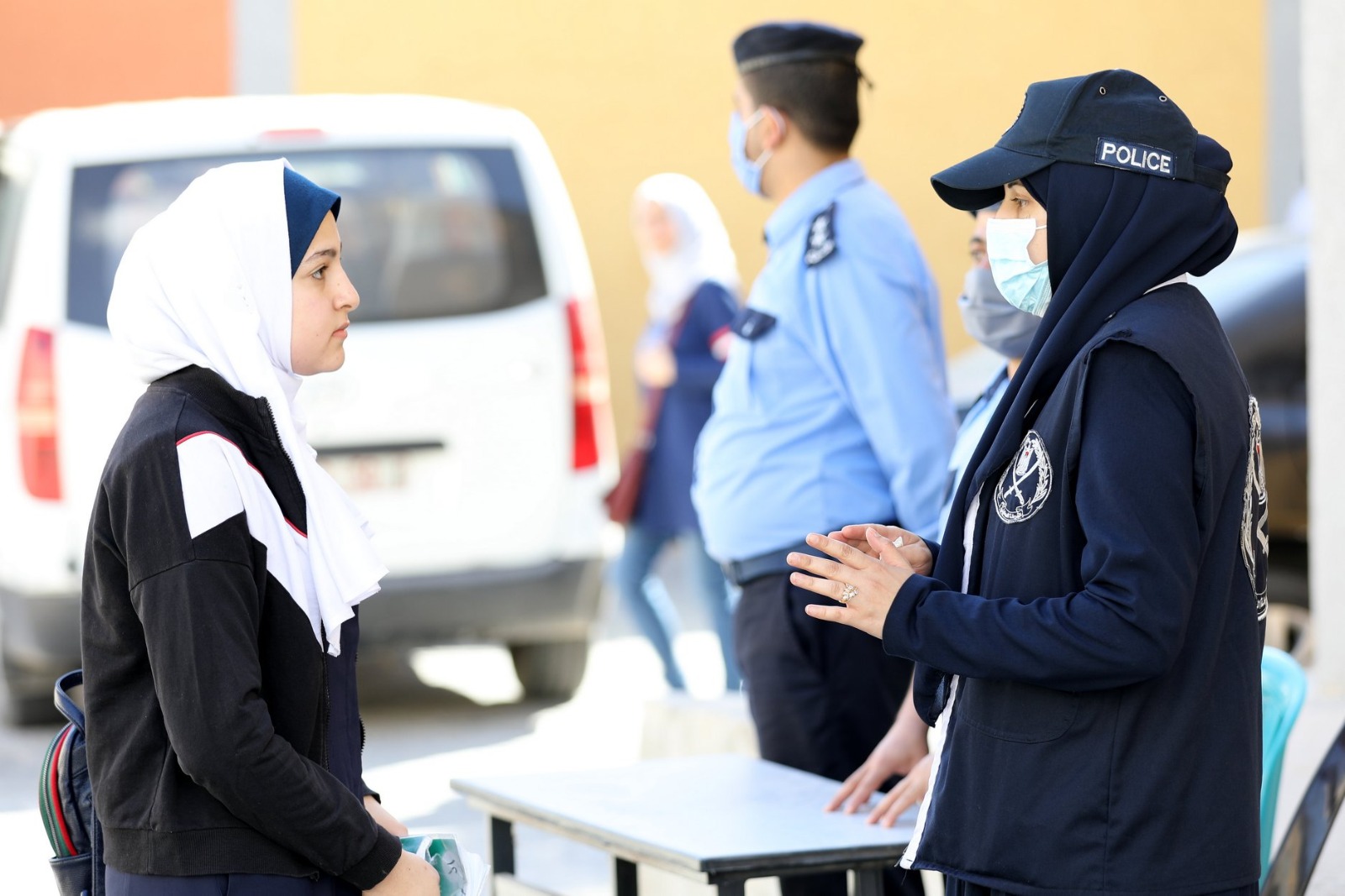 تأمين الشرطة لامتحانات الثانوية العامة بغزة 2020