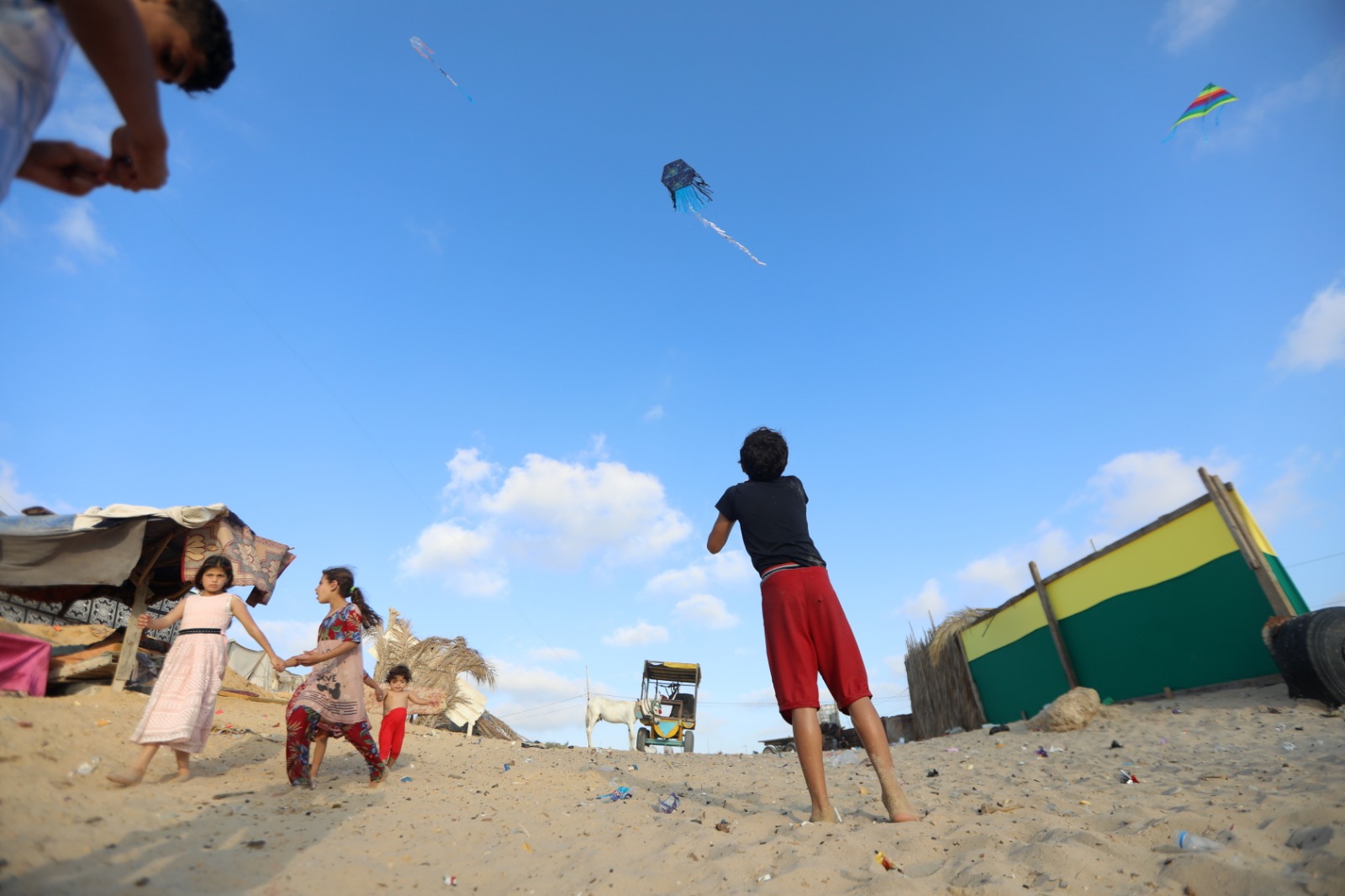 المواطنون في غزة يقضون إجازة عيد الأضحى المبارك