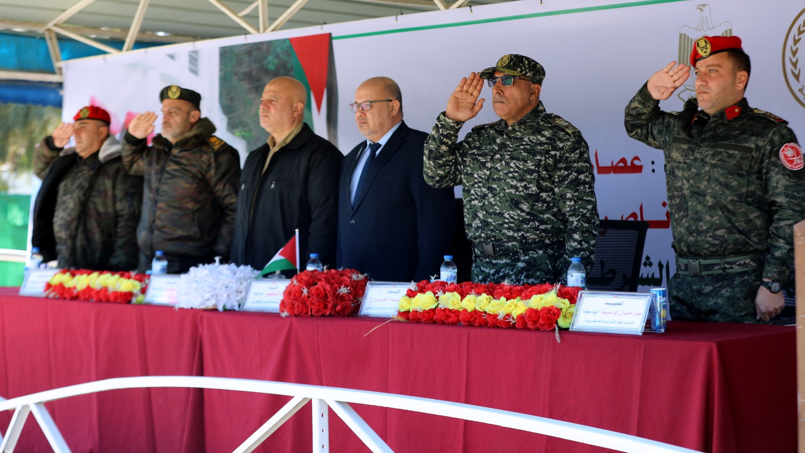 الشرطة العسكرية تنظم طابور أركان مركزي لمنتسبيها