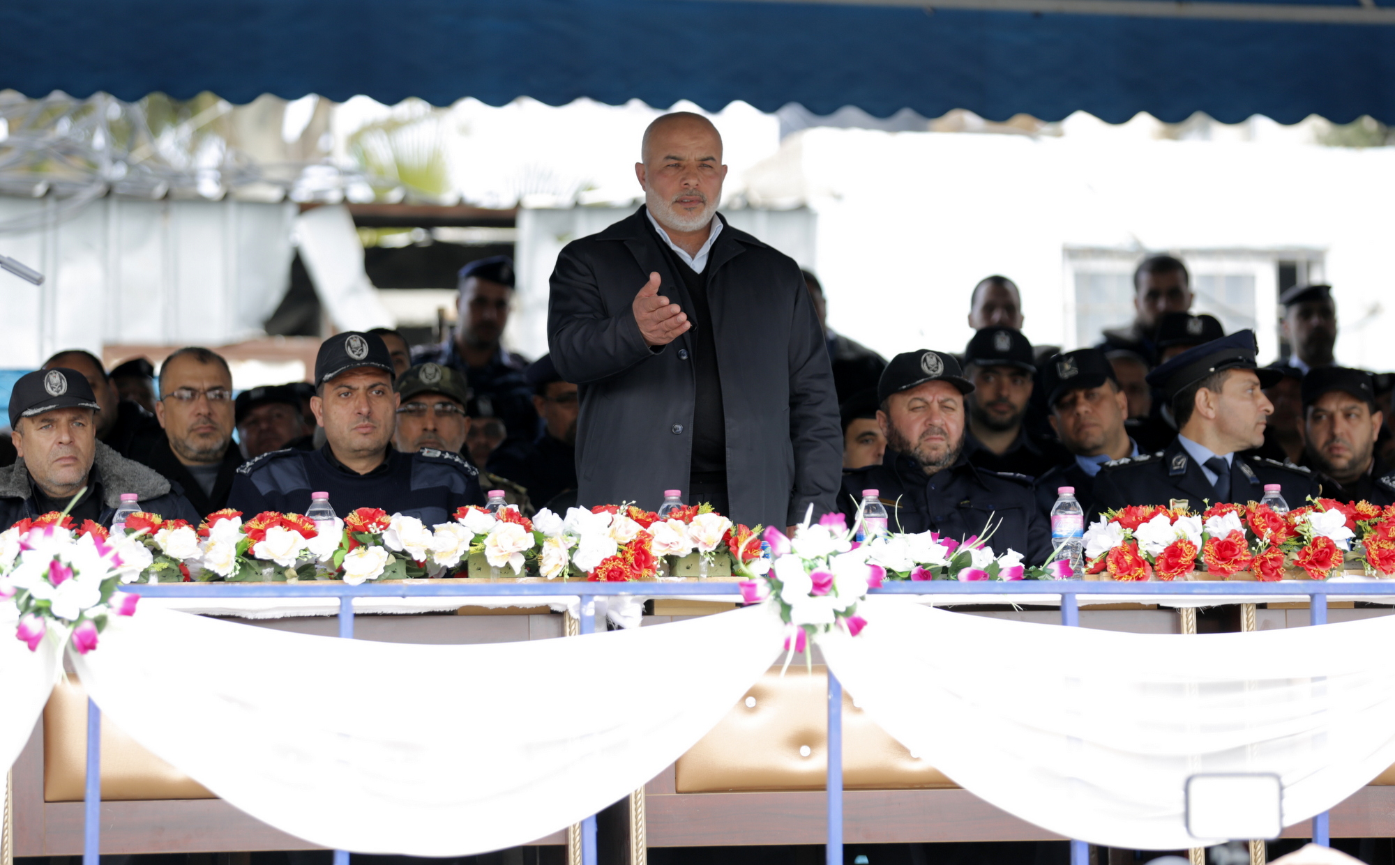 بالصور.. حفل تخريج دورة صف الضباط لـ22 لجهاز الشرطة "بالآذان قادمون"