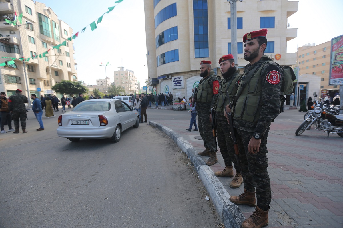 الداخلية تؤمن مهرجان انطلاقة حركة حماس