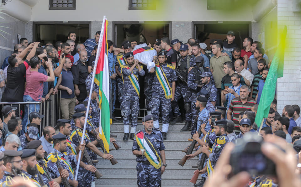 تشييع جثمان شهيد الواجب المقدم عبد الرحيم عباس