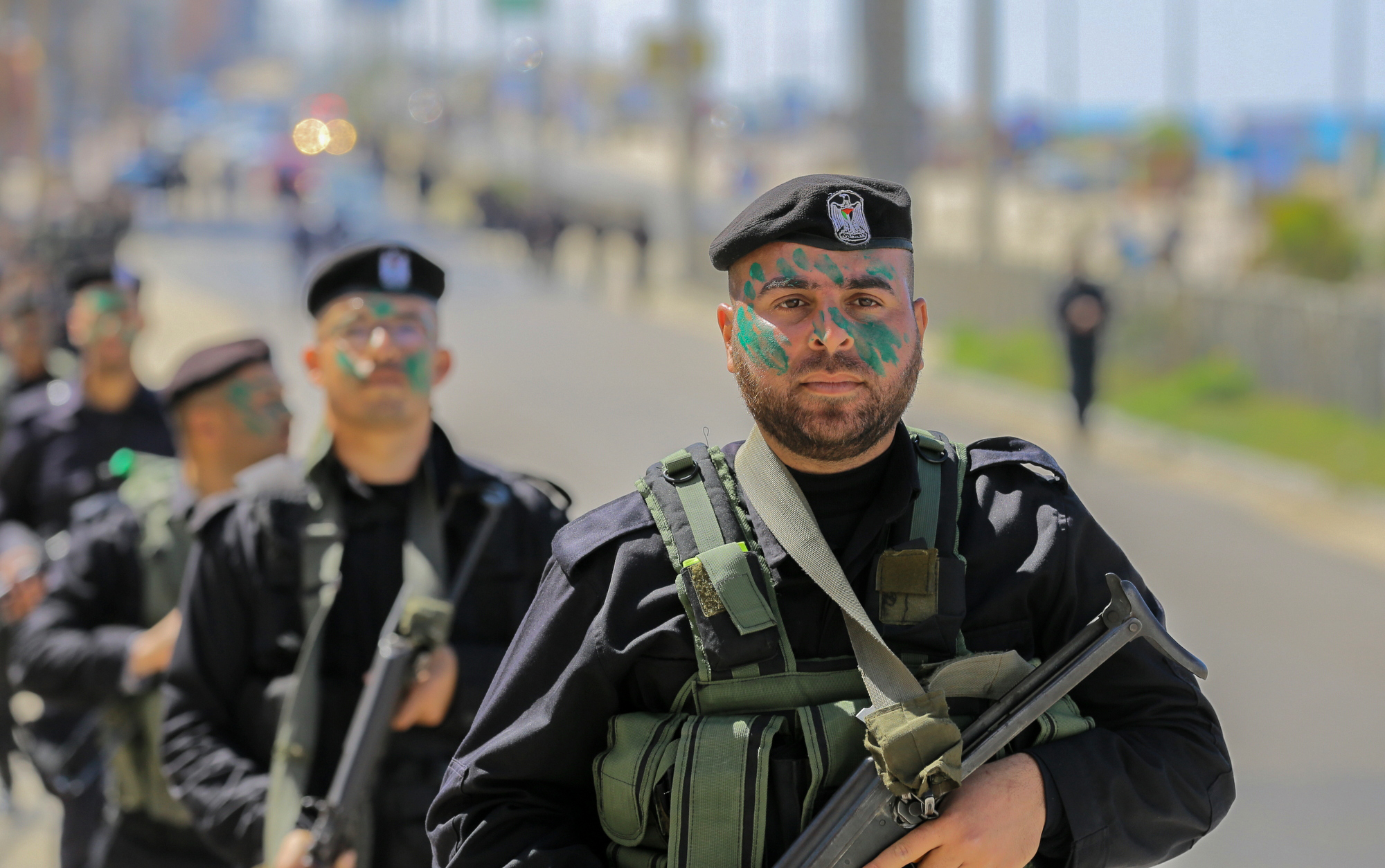 مسير عسكري لسرية الخاصة والمستجدين بمديرية التدريب