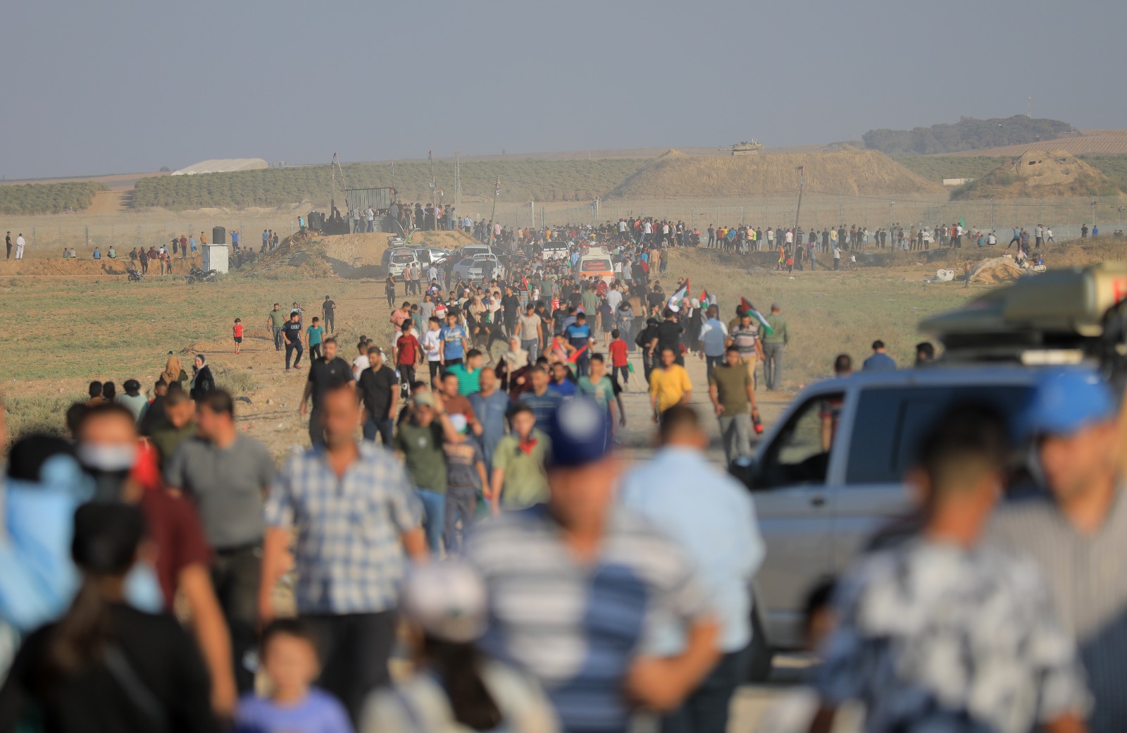 أجهزة "الداخلية" تُساند المشاركين خلال في فعالية ذكرى "إحراق الأقصى" شرق غزة