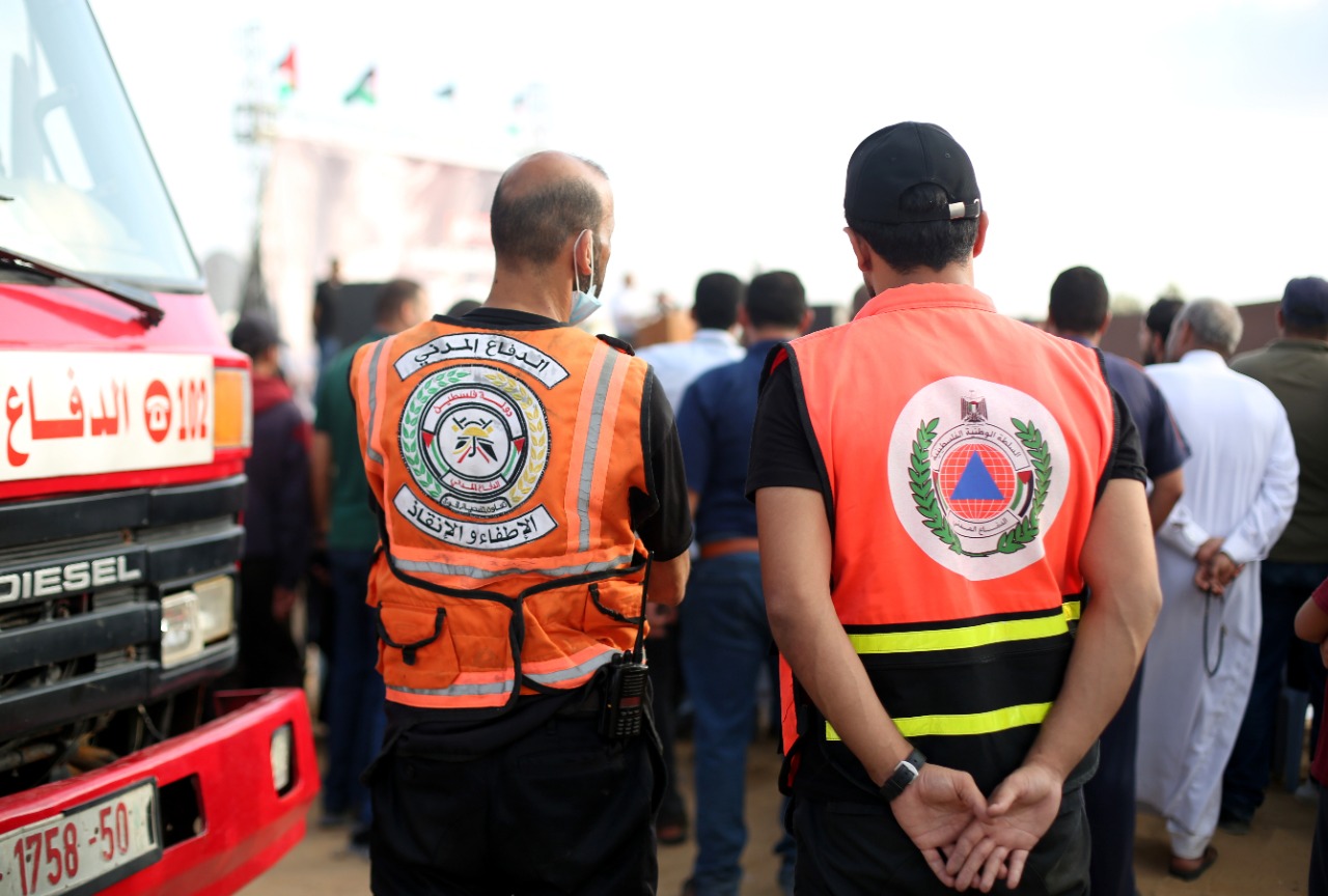 أجهزة الداخلية تؤمن المهرجان الجماهيري لإحياء ذكرى "إحراق الأقصى"