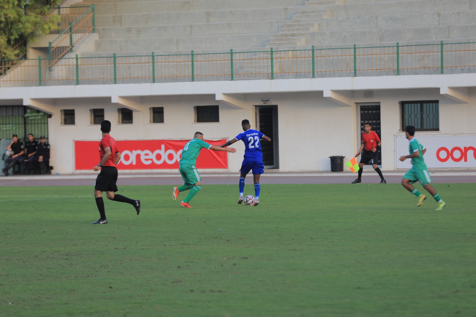 صور تأمين الشرطة لمباريات الدوري المحلي في غزة