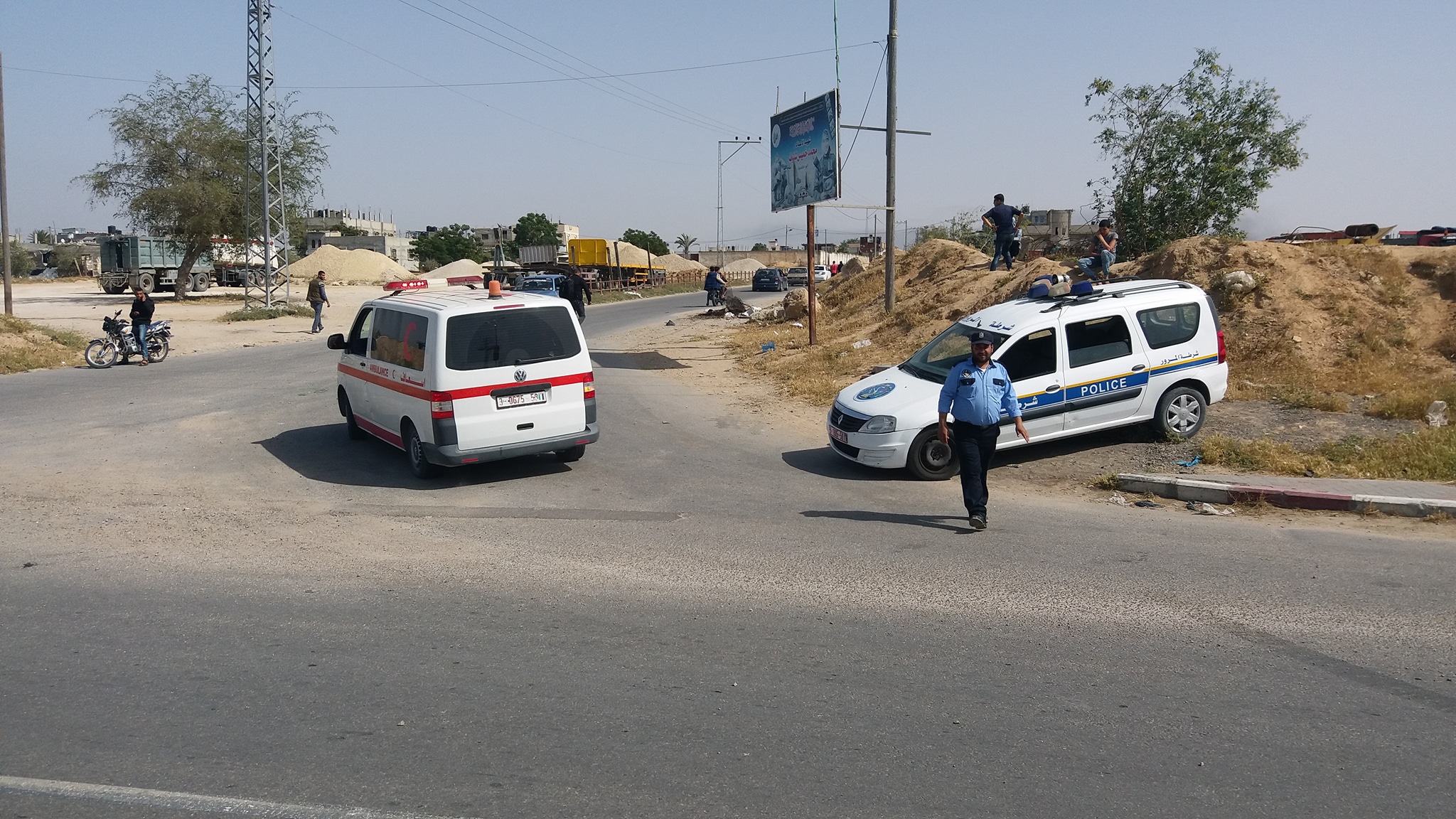 عمل الأجهزة الأمنية في الجمعة الثانية من فعاليات "مسيرات العودة"