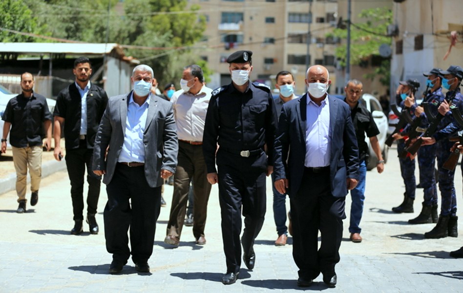 افتتاح المقر الجديد لمركز شرطة الشيخ رضوان بغزة