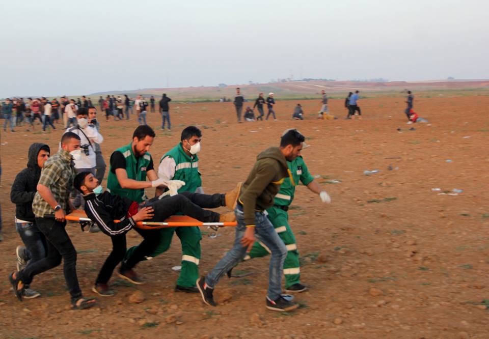 عمل الأجهزة الأمنية في الجمعة الثانية من فعاليات "مسيرات العودة"