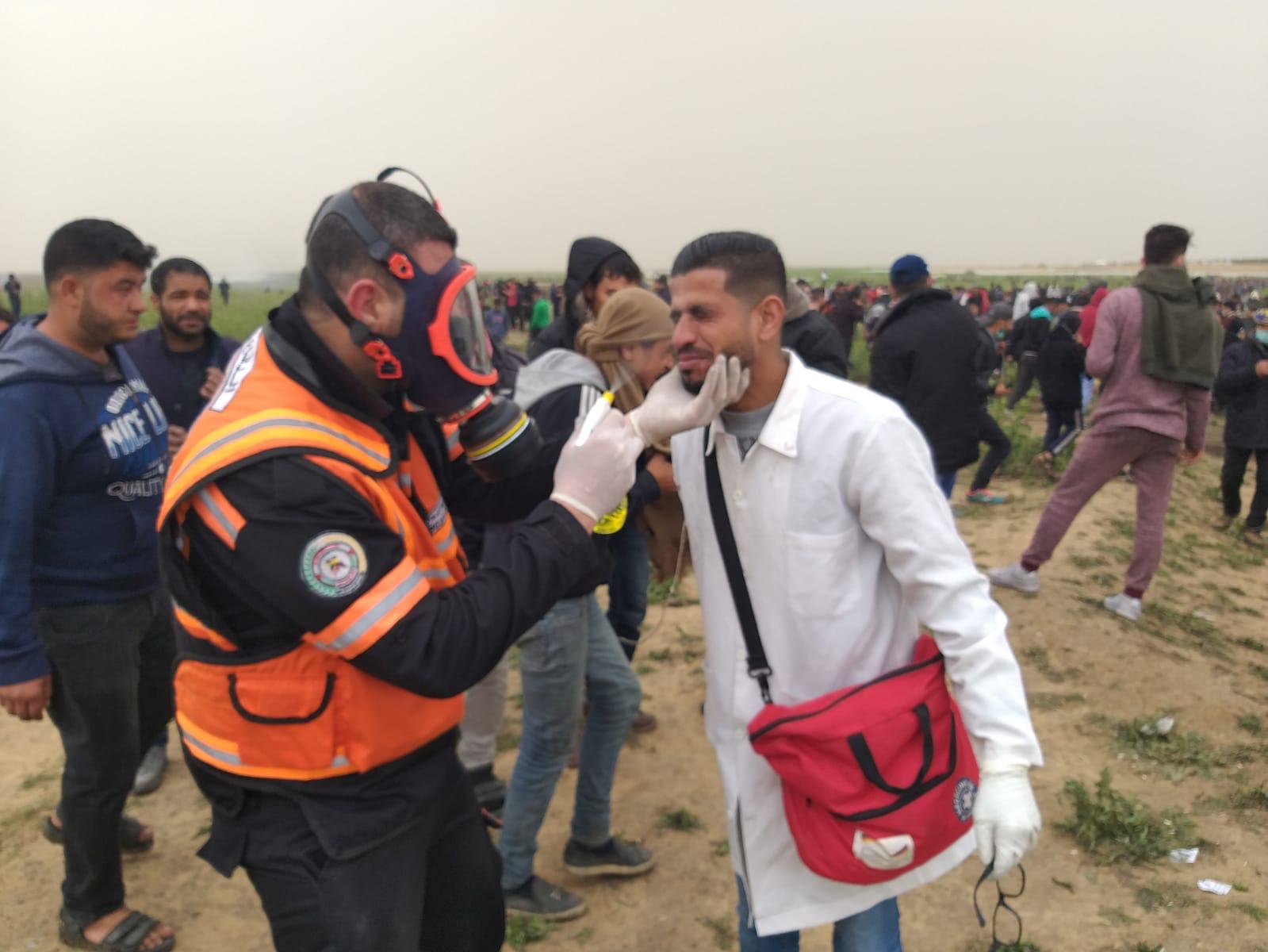 أجهزة الداخلية تُساند جماهير شعبنا المشاركة في مليونية الأرض والعودة