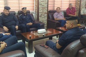 "شرطة المرور" تبحث سبل التعاون المشترك مع بلدية بيت لا هيا