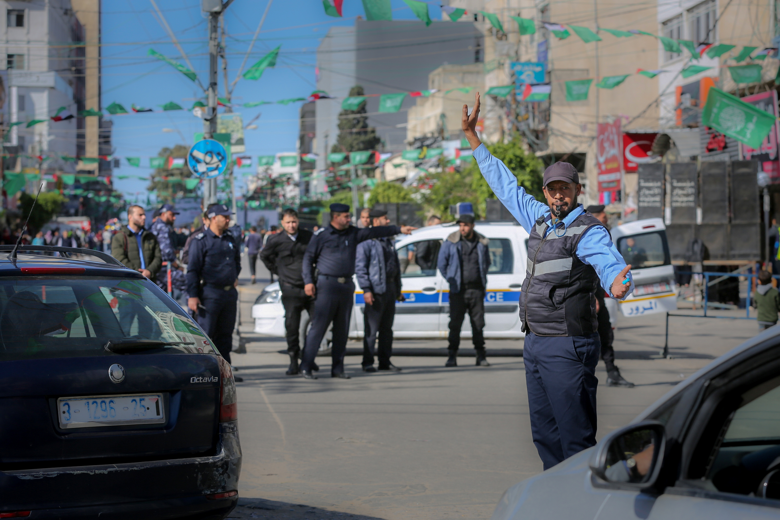 صور .. تأمين المهرجانات والفعاليات الكبرى في قطاع غزة