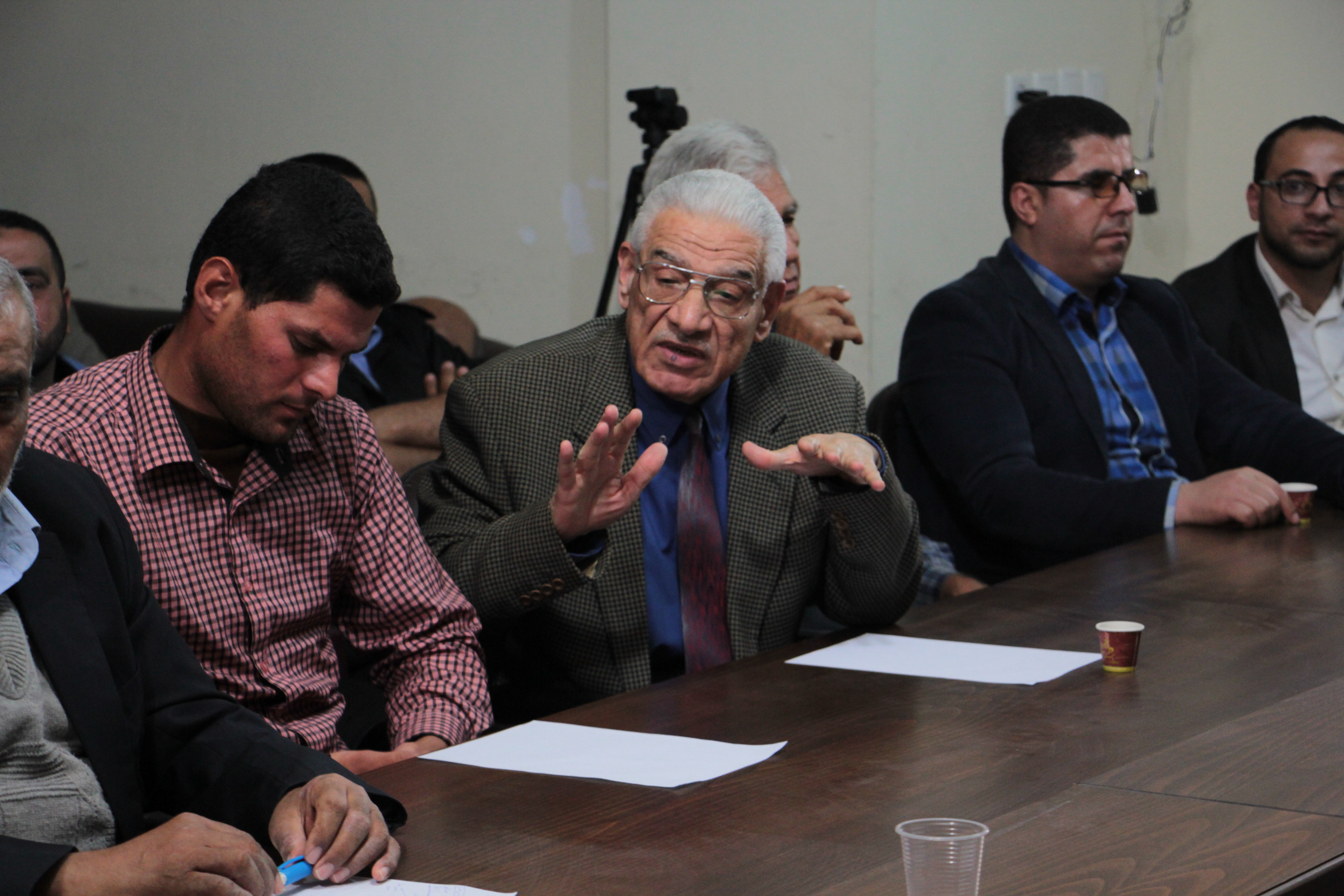 لقاء قائد الشرطة اللواء تيسير البطش مع جمعية أساتذة الجامعات