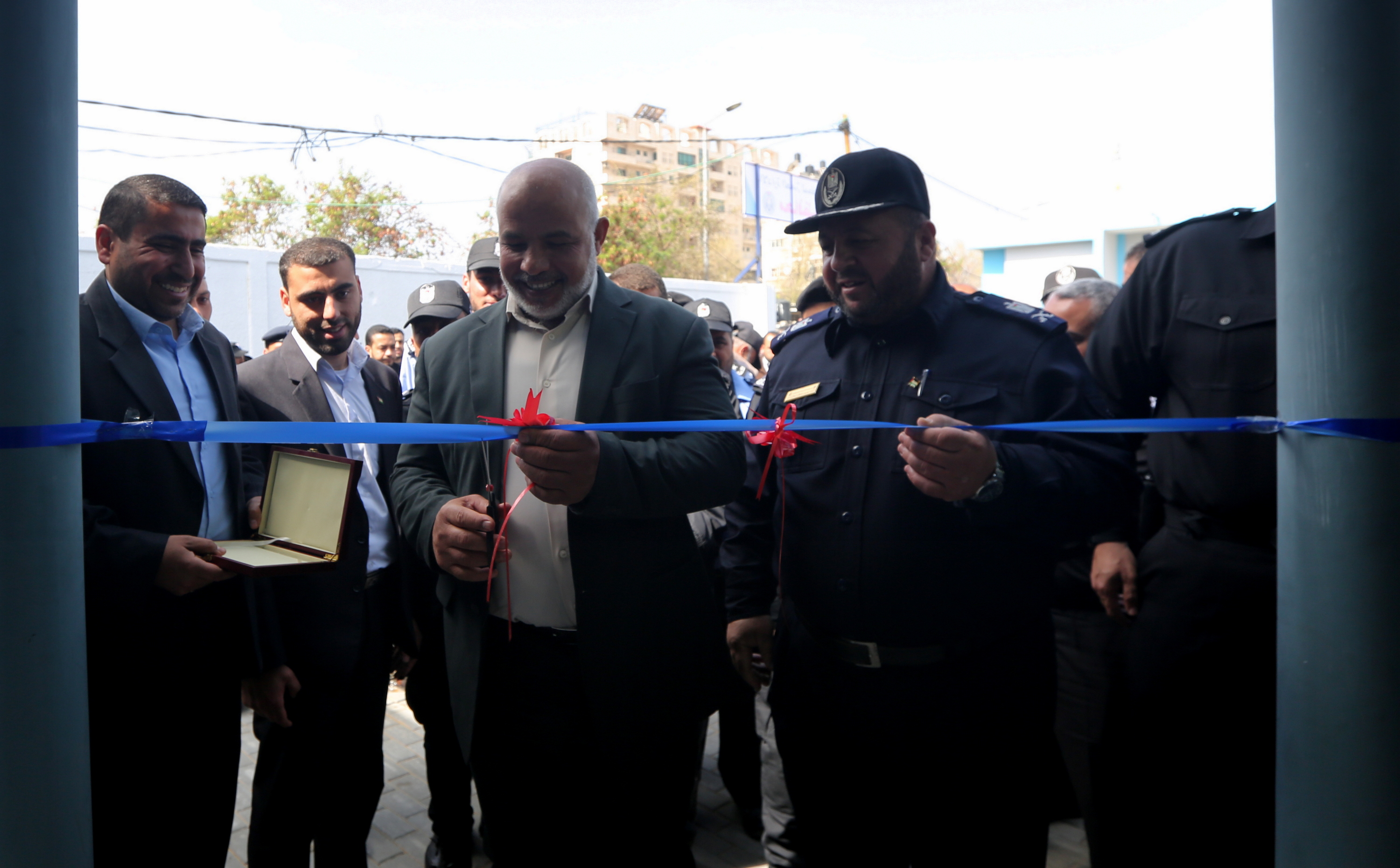 افتتاح مبنى مكافحة المخدرات بمحافظة غزة