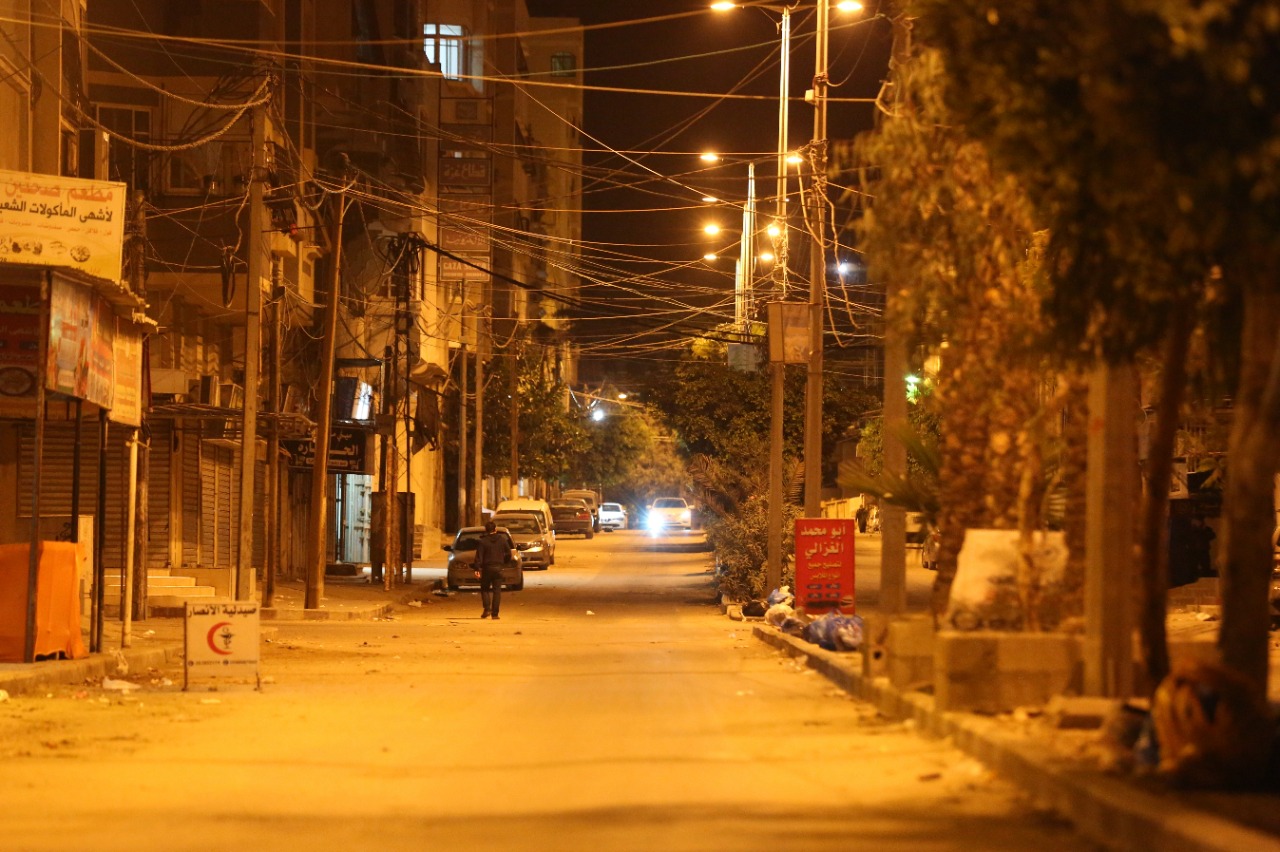 سريان الإغلاق الشامل وحظر التجوال في قطاع غزة  